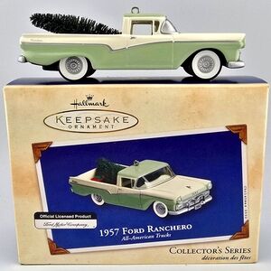 Hallmark 1957 Ford Ranchero Ornament All-American Trucks Series 2002